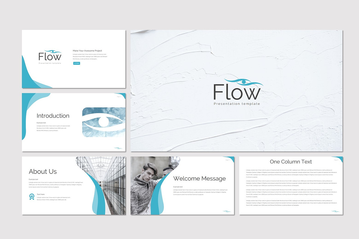 Flow - Powerpoint Template, a Presentation Template by inspirasign