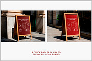 Menu Board Mockup PSD, an Advertising Mockup by Bruno's Shop (Thumbnail 2 of 4)