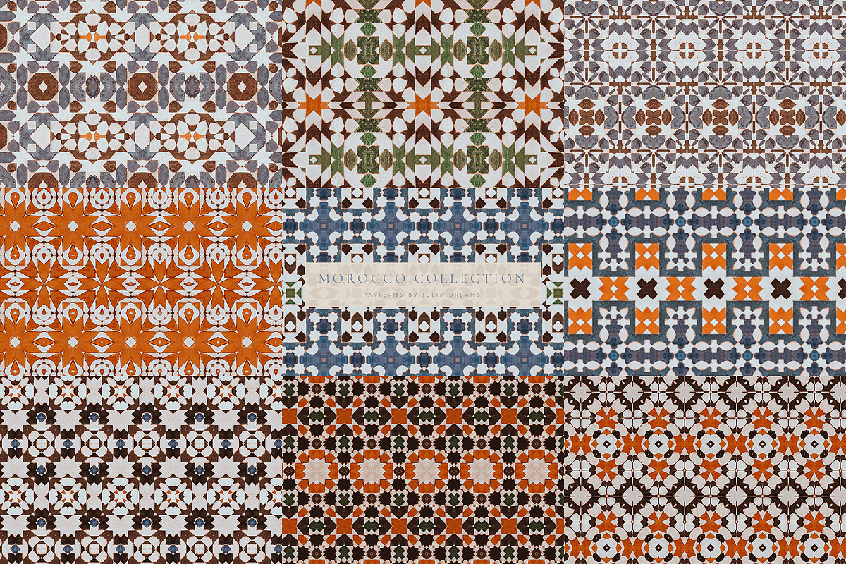 Moroccan 65 Patterns and 65 Tiles, a Pattern Graphic by Julia Dreams (Photo 10 of 15)