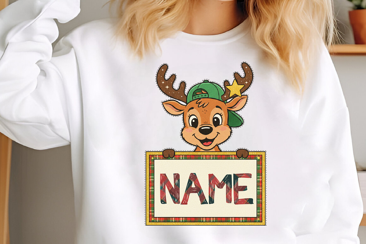 Personalized Christmas Kids Name Png, an Illustration by Libby Wishes (Photo 5 of 9)