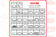 Cloud Doodles - Dingbats Font, a Symbol Font by WADLEN (Thumbnail 2 of 7)