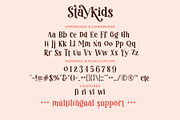 Stay Kids - Cute Modern Serif Font, a Serif Font by Airotype (Thumbnail 7 of 10)