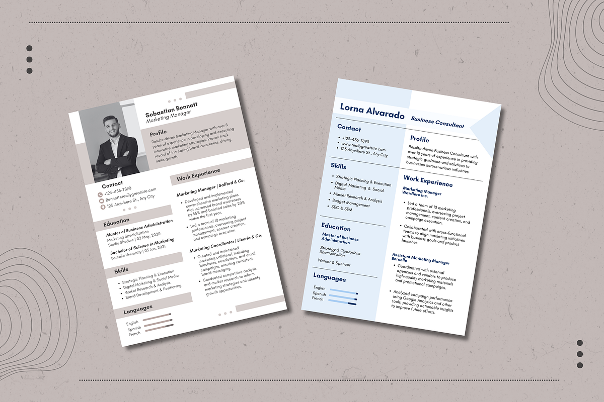 Business Curriculum Vitae Templates, a Templates & Theme by TemplateCastleStore (Photo 3 of 9)