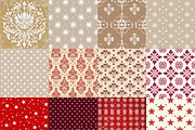 Country Christmas Digital Paper, a Background Graphic by LA Design (Thumbnail 2 of 10)