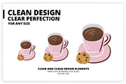 36 Coffee Elements, a Graphic by monkik (Thumbnail 7 of 9)