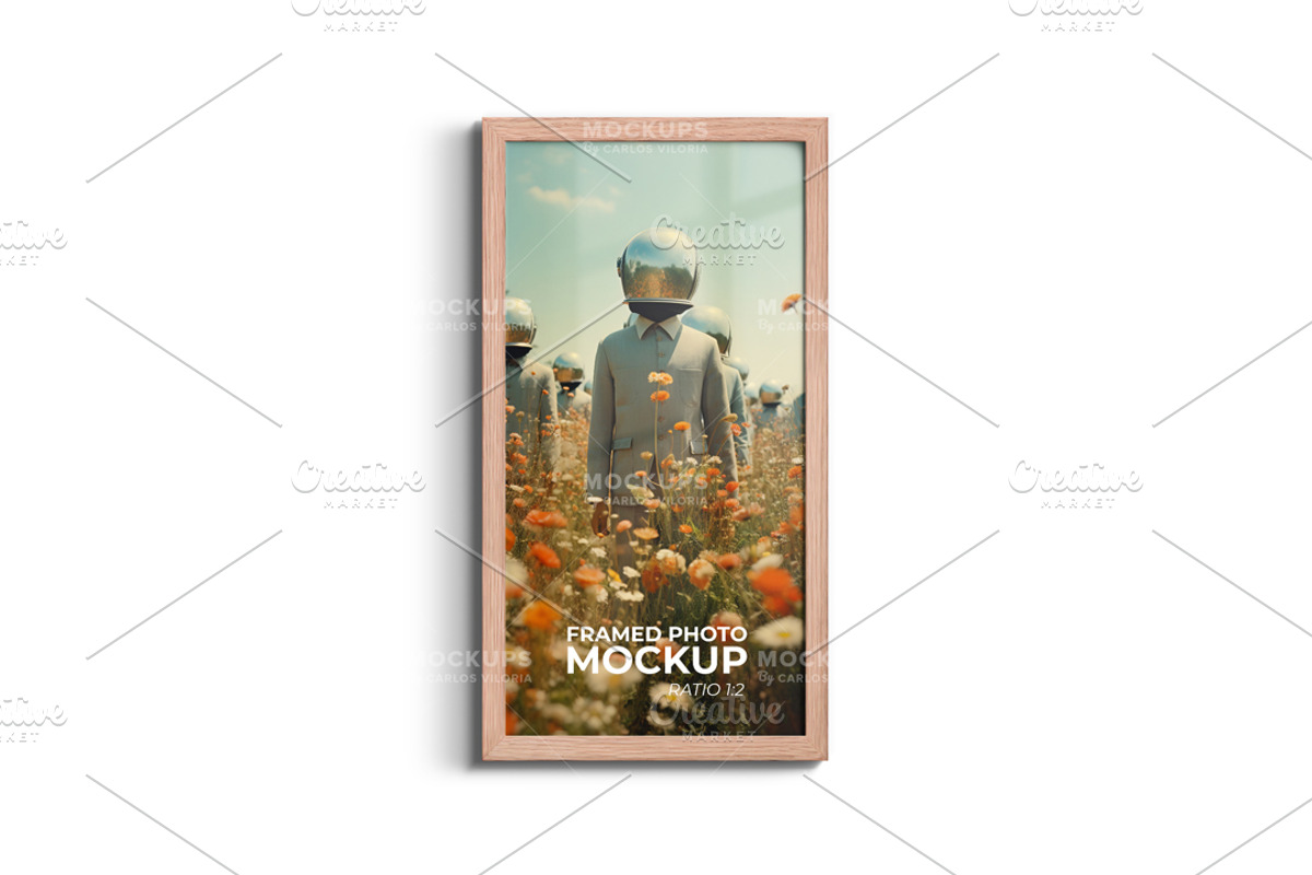 Framed Photo Mockup 12x24 in, a Household Mockup by Mockups by Carlos Viloria (Photo 2 of 5)