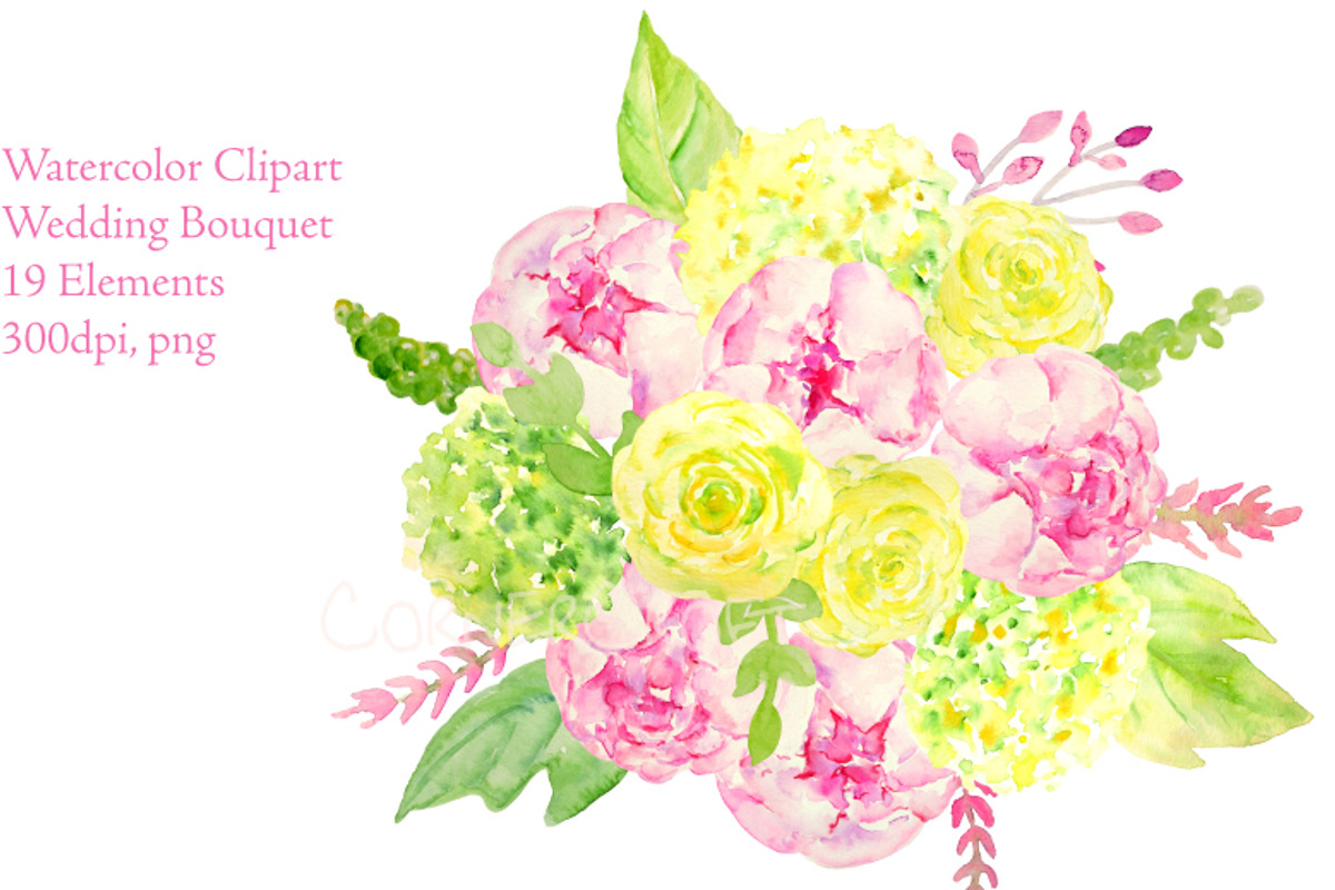 Peony Rose Hydrangea Bouquet preview 2