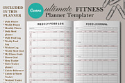 Ultimate Fitness Planner Vol.02, a Stationery Template by DesignByStore (Thumbnail 1 of 4)