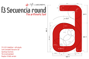 f3 Secuencia Round font, a Sans Serif Font by deFharo (Thumbnail 1 of 4)