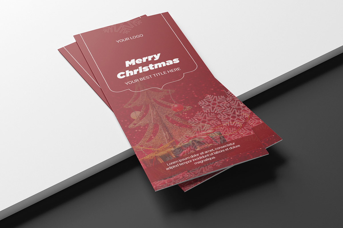 Christmas Trifold Brochure, a Brochure Template by crazyOWL (Photo 2 of 4)
