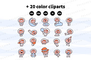 Cute Baby Astronaut Character, a Person Illustration by Palau (Thumbnail 10 of 12)