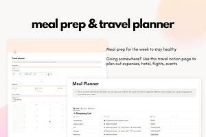 Life Planner Notion Template