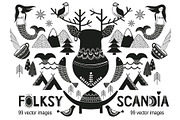 Scandinavian Christmas Bundle, an Animal Illustration by Chus Moreno Studio (Thumbnail 12 of 15)