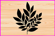 25 Botanical Leaf Silhouette Bundle, a Decorative Illustration by Artivon (Thumbnail 2 of 4)