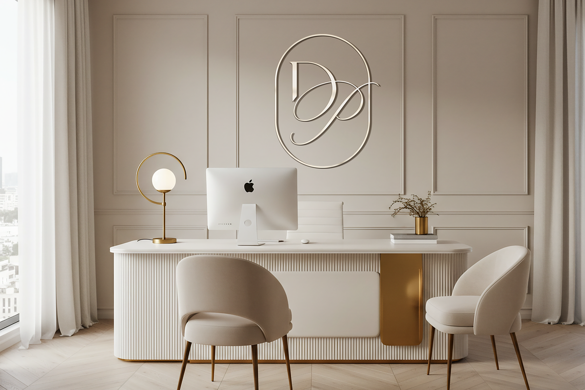 Aesthetic Luxury Office Mockup PSD, a Mockup by Julia Anderi - Studio (Photo 2 of 2)