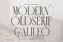 Galileo Sleek Classic serif Font