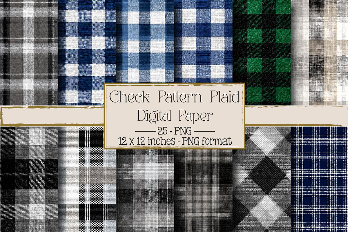Check Pattern Plaid, an Illustration by DreamPrint404 (Photo 1 of 4)
