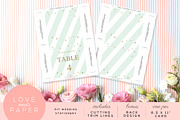 Table Place Card Template PC3009, a Card Template by Love Meets Paper (Thumbnail 2 of 2)