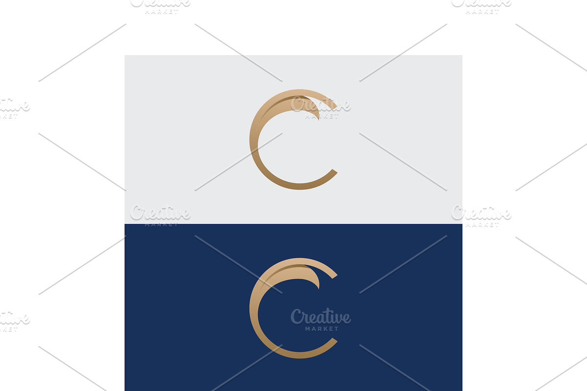 Geometric letter C initial logo., a Branding & Logo Template by LOGOCREATIVE