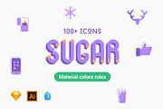 Sugar Icon Set, an Icon by Lhotse (Thumbnail 1 of 6)