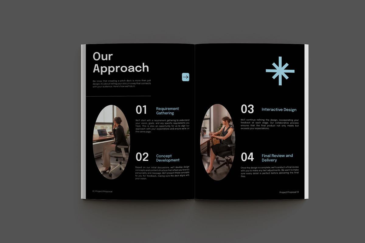 Blue Project Proposal, a Stationery Template by Neermana (Photo 7 of 10)