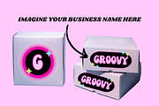Editable Logo Y2K Retro Branding, a Branding & Logo Template by PLANETSEL (Thumbnail 4 of 6)