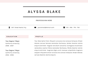 CV Resume Template for Word, a Resume Template by GResume (Thumbnail 6 of 7)