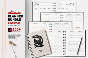 Ultimate Planner Bundle Pack 2026-28