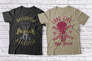 Barbershop T-shirts Set