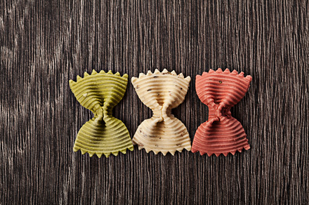 Multicolored italian pasta background as italy flag featuring background preview 6