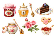 Vintage Tea Collection, an Object Illustration by Iryna Denysova (Thumbnail 5 of 7)