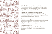 Santa Toile de Jouy Pattern, a Background Graphic by Hughes Studio (Thumbnail 3 of 7)