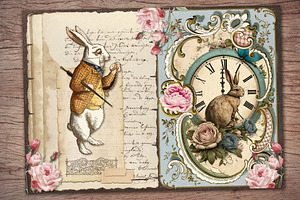 Alice In Wonderland Scrapbook Kit