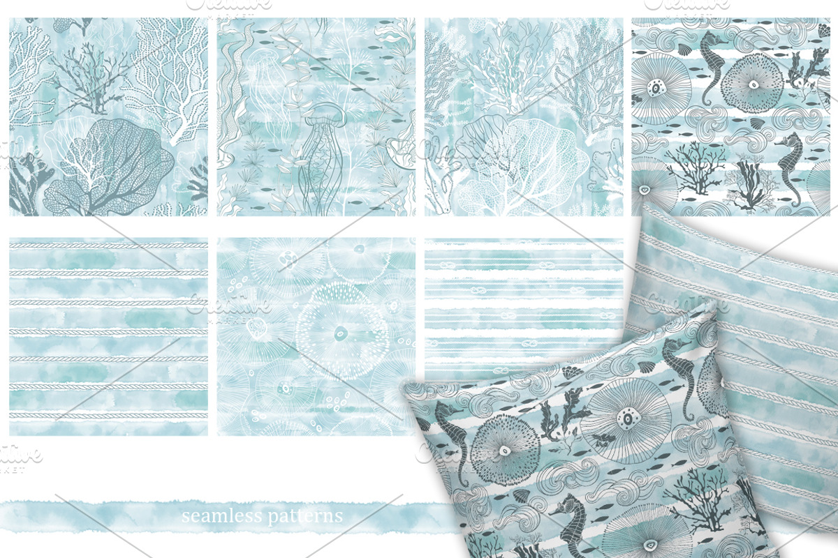 Sea fantasy., a Texture Illustration by maritime_m (Photo 9 of 10)