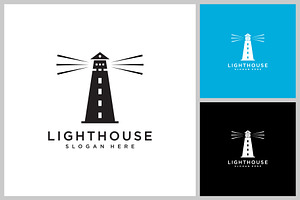 lighthouse logo vector design, a Branding & Logo Template by quadrazo