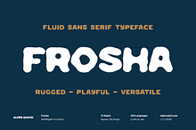 Frosha Fluid Typeface (12 Fonts)