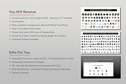 Graphic Resume Word & Google Docs 49, a Resume Template by MrCam Template Resume|CV (Thumbnail 5 of 7)