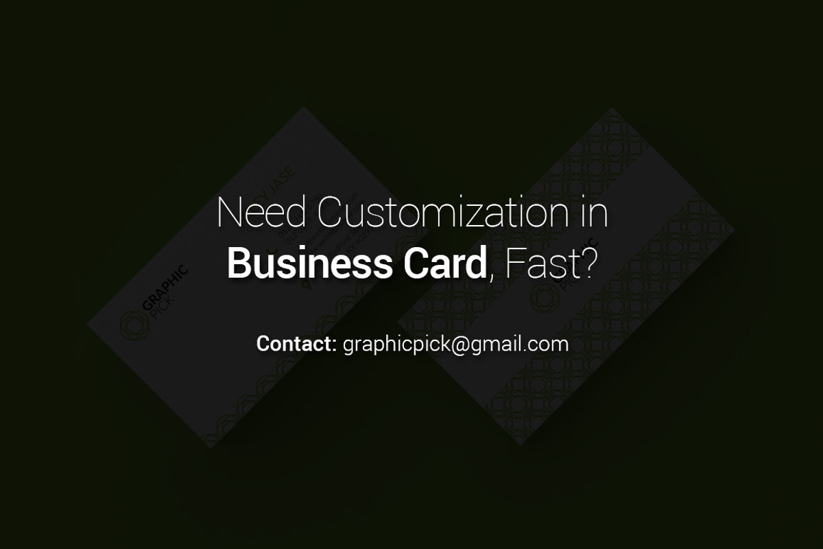 Simple Minimal Business Card, a Business Card Template by GraphicPick (Photo 2 of 2)