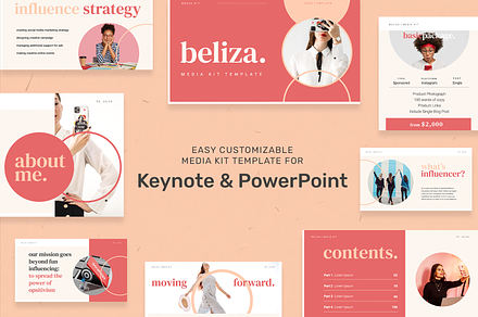 Beliza Media Kit Template