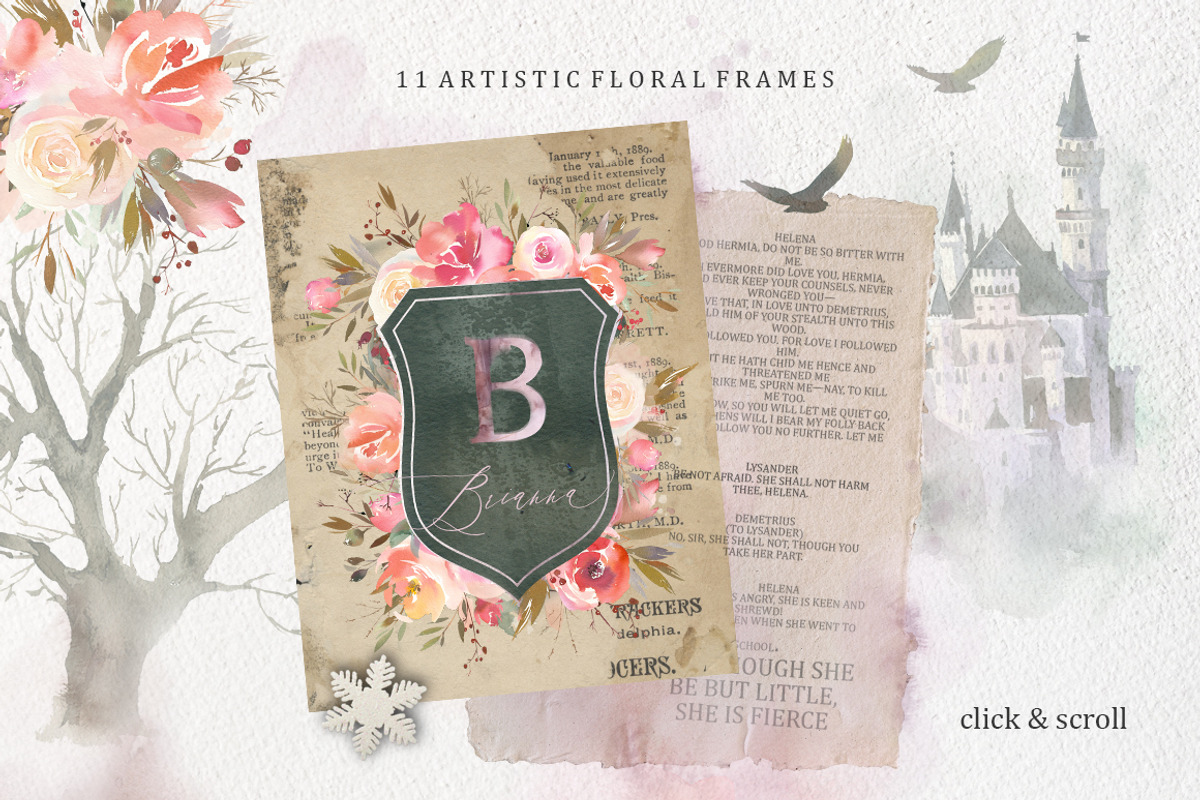 Dream - Fairy Watercolor Collection, an Animal Illustration by whiteheartdesign (Photo 2 of 18)