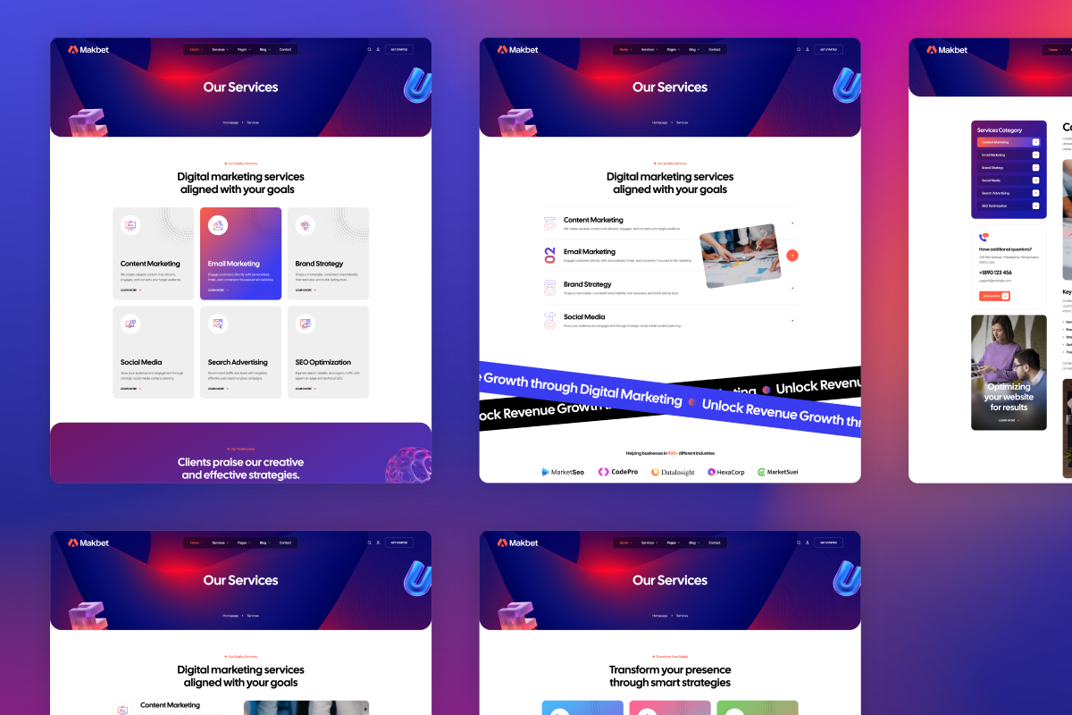 Makbet – Digital Marketing Agency, a WordPress Template by Opal Wordpress Theme (Photo 3 of 6)