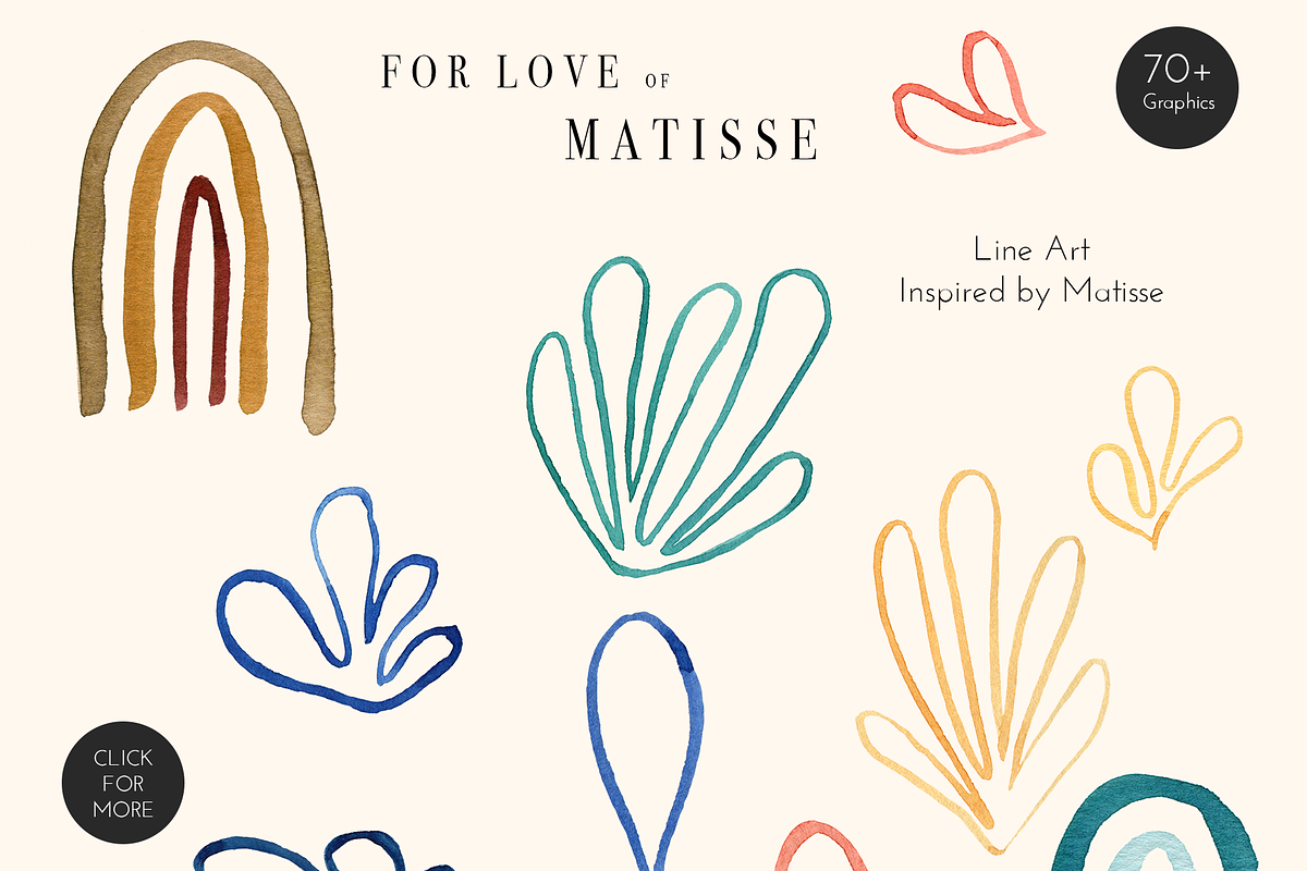 For Love of MATISSE - Watercolor Art, an Illustration by Ines Beatriz (Photo 5 of 7)