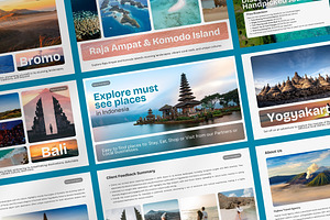 Indonesia - Travel Agency, a Presentation Template by FIBRINOSÄ