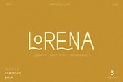 Lorena Typeface, a Sans Serif Font by CCS Type (Thumbnail 1 of 21)