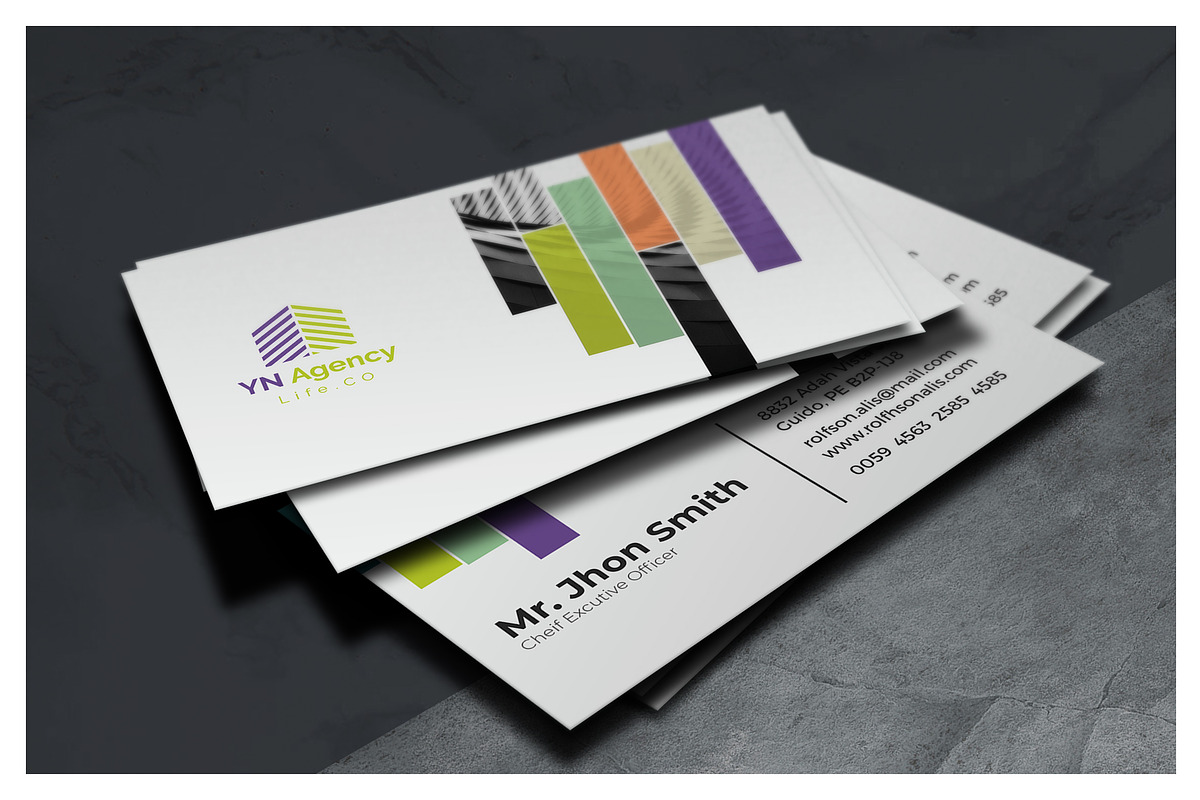 Business Card, a Business Card Template by Addaxx (Photo 1 of 3)