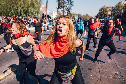 Students protest education profit stock photo containing art and chile