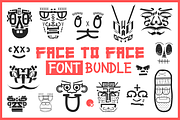 Face to Face Handdrawn Font bundle, a Sans Serif Font by David is Creative (Thumbnail 1 of 3)