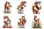 Whimsical Mother's Day Horse Clipart, an Illustration by Daily.Designs (Thumbnail 5 of 7)