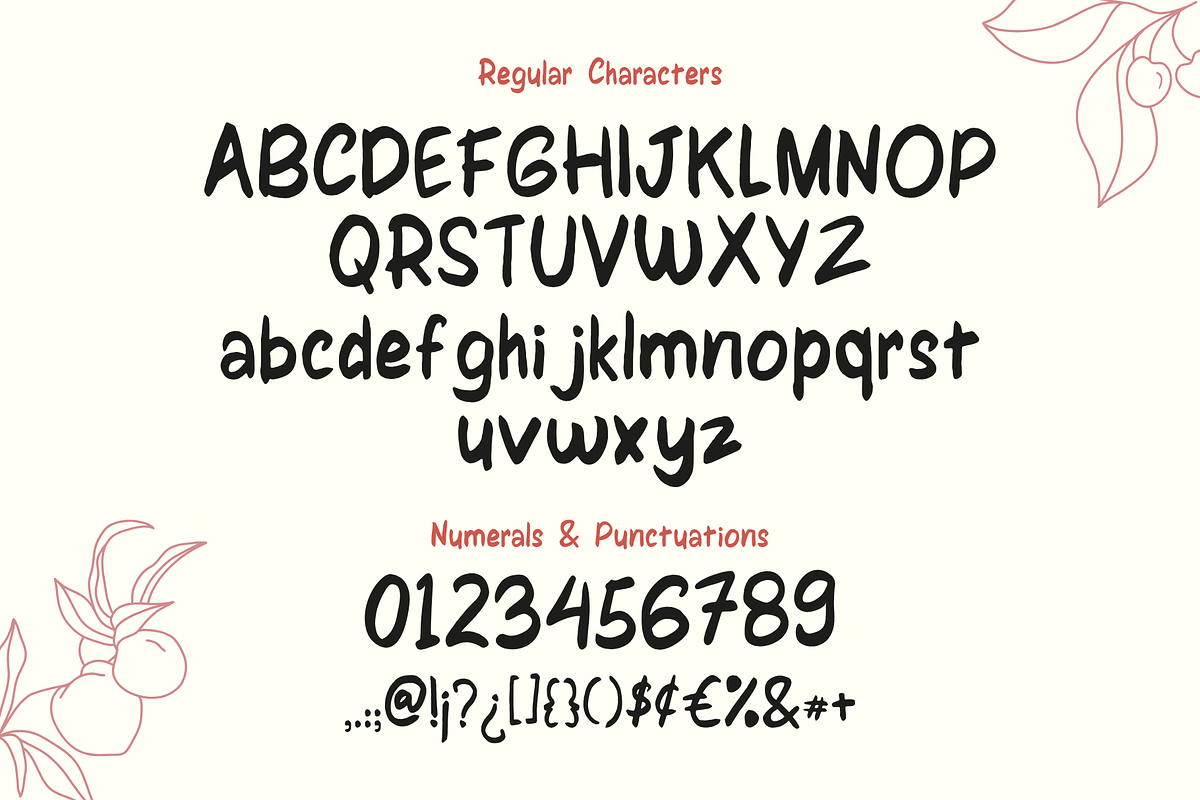 Jambura Food - Handwritten Font, a Handwritten Font by Illushvara Design (Photo 4 of 10)