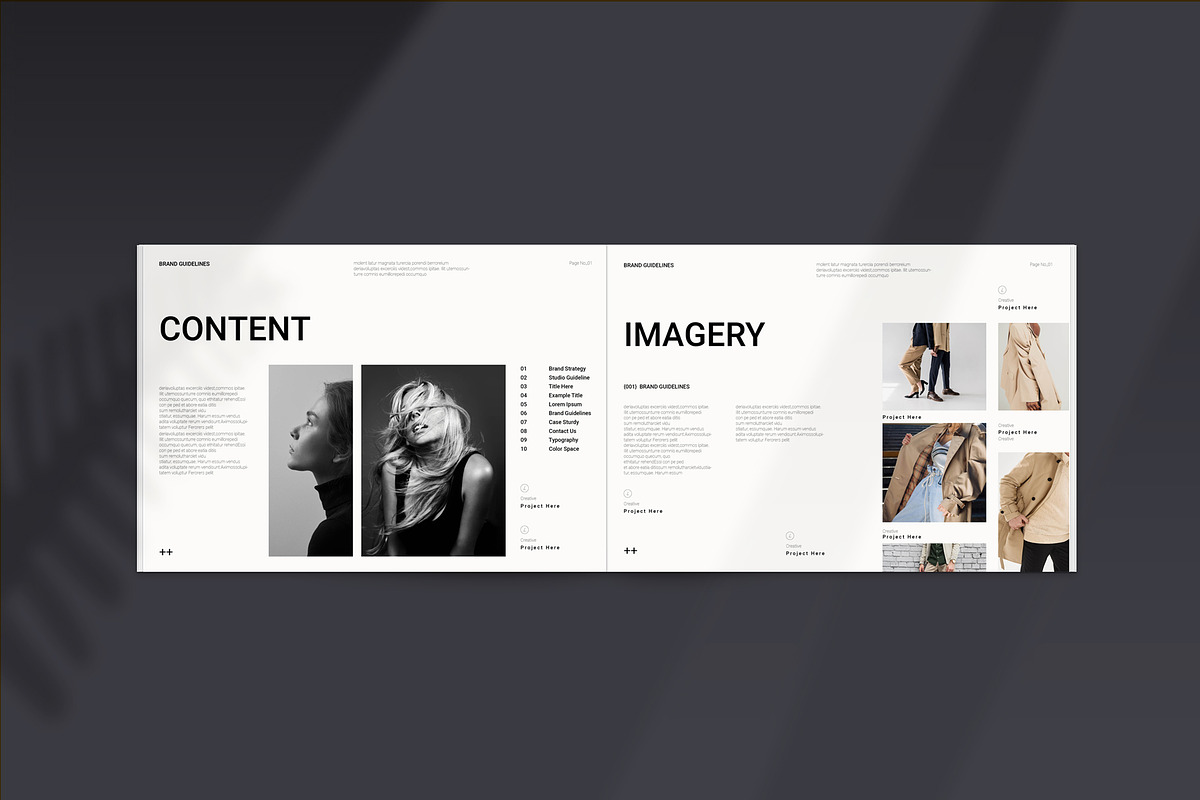 Brand Guidelines Layout preview 3